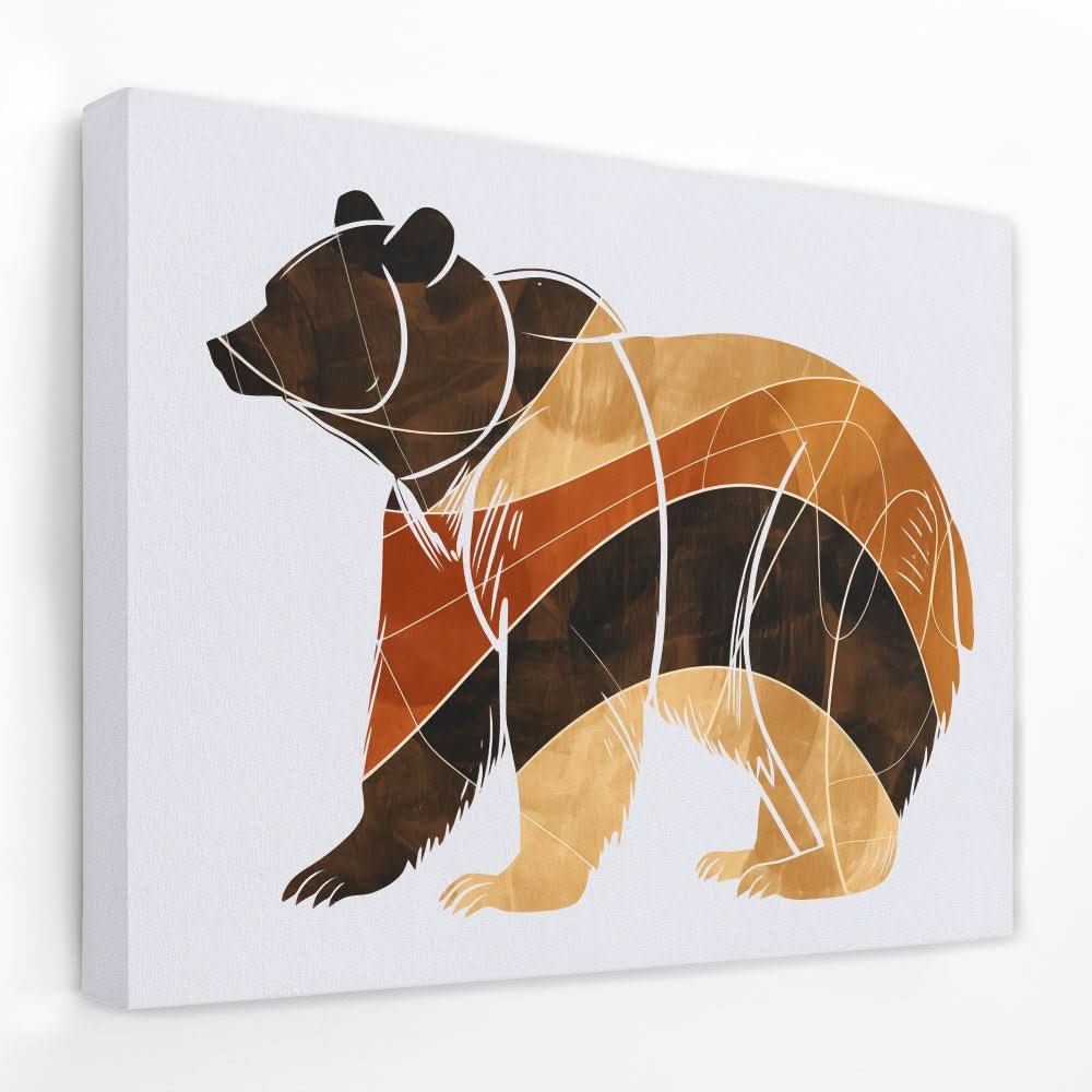 Forest Giant - Bear Canvas Wall Art