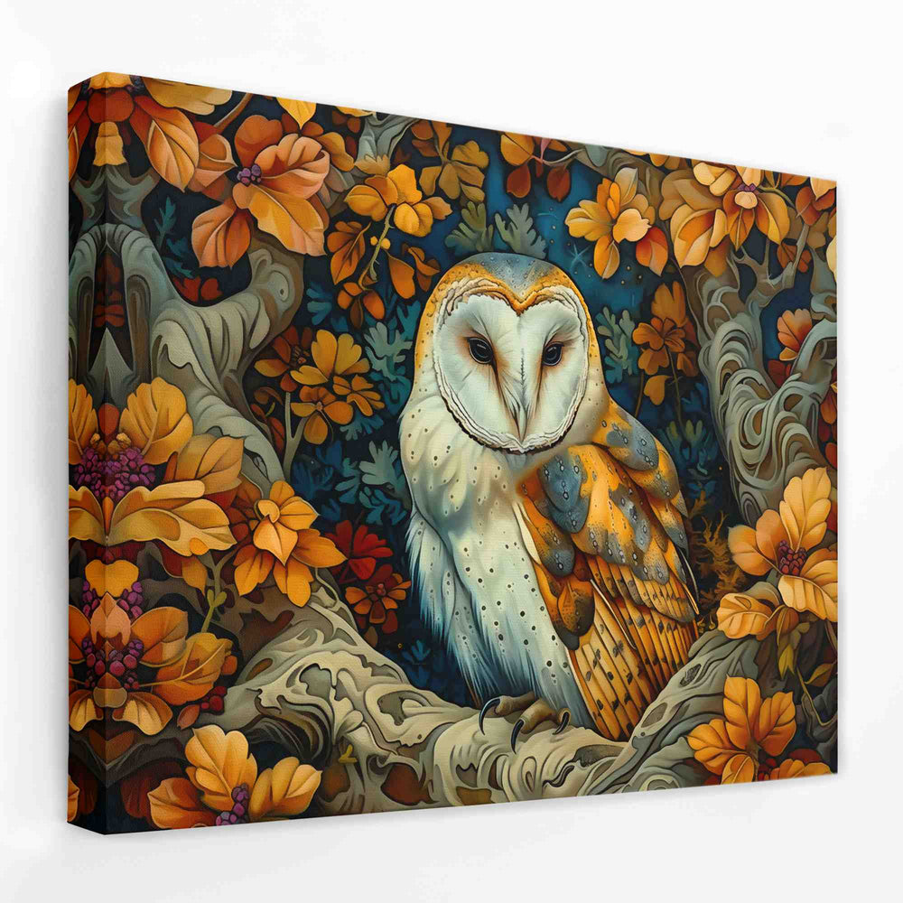 Forest Owl Wildlife Nature Art