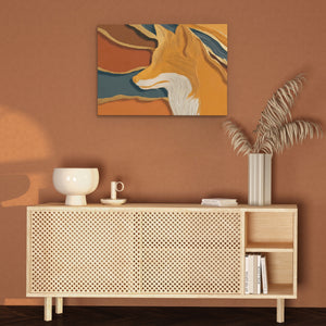 Fox Color Field — Fox Color Field Brown Wall 104