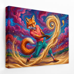 Fox Cosmic Swing — Fox Cosmic Swing Landscape   Side View   Mirror Wrap 80