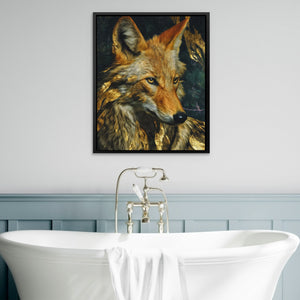 Fox Ember Shadows - Luxury Wall Art