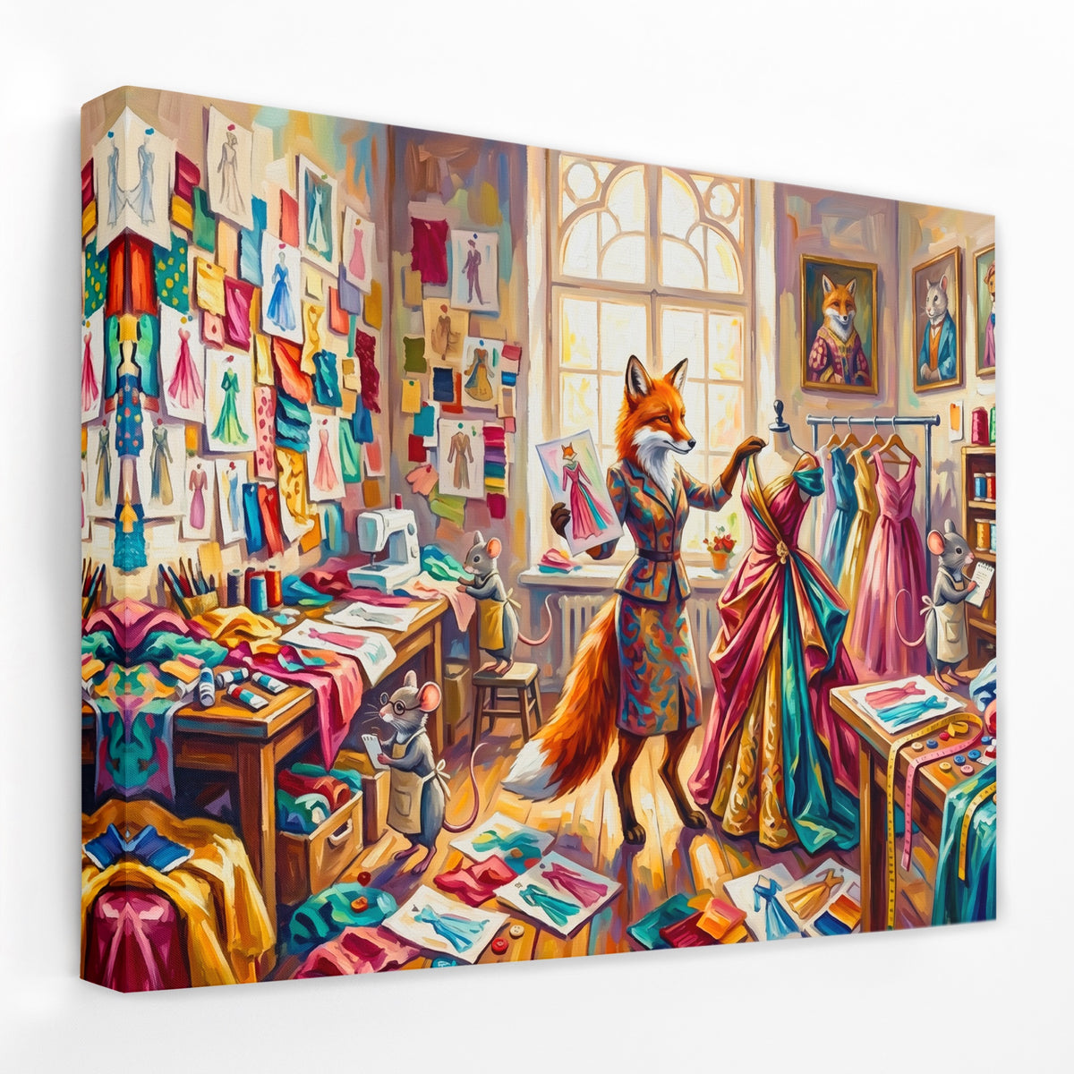 Fox Fashion Studio — Fox Fashion Studio Landscape   Side View   Mirror Wrap 177