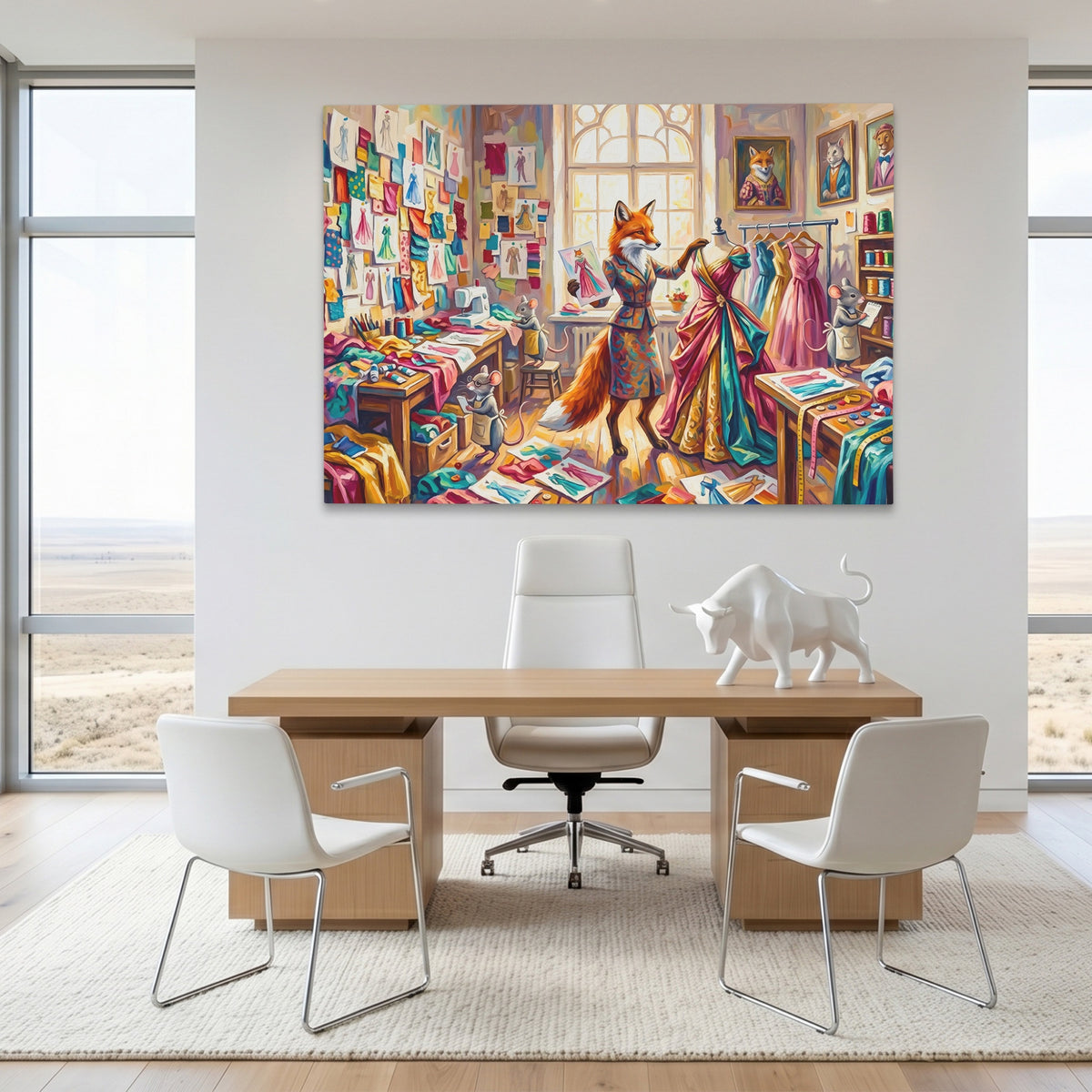 Fox Fashion Studio — Fox Fashion Studio White Bull Room Land 215