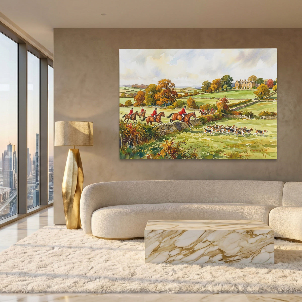 Fox Hunt Autumn — Fox Hunt Autumn White Gold Lux Land 235