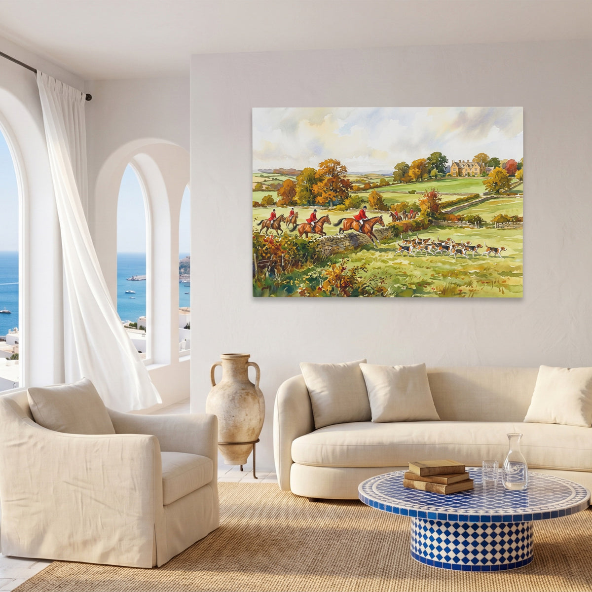 Fox Hunt Autumn — Fox Hunt Autumn Coast Living Room Land 45
