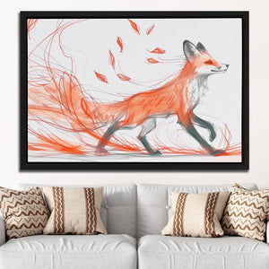 Fox in the Fall - Luxury Wall Art