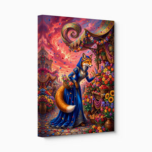Fox Petal Path — fox petal path angled flush print
