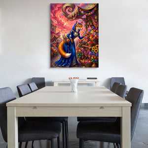Fox Petal Path — fox petal path sq office wall 1port flush print