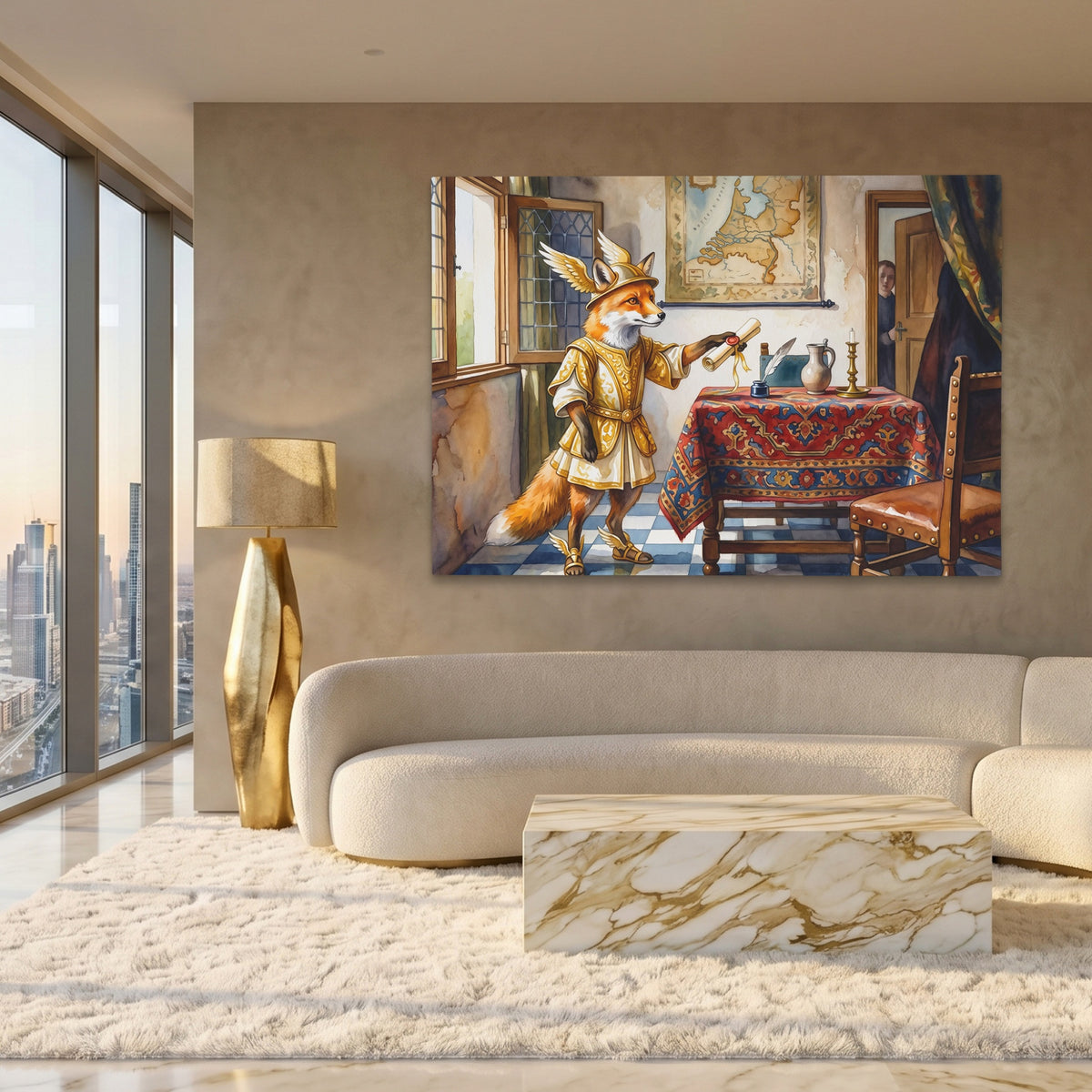 Fox Renaissance Study — Fox Renaissance Study White Gold Lux Land 298