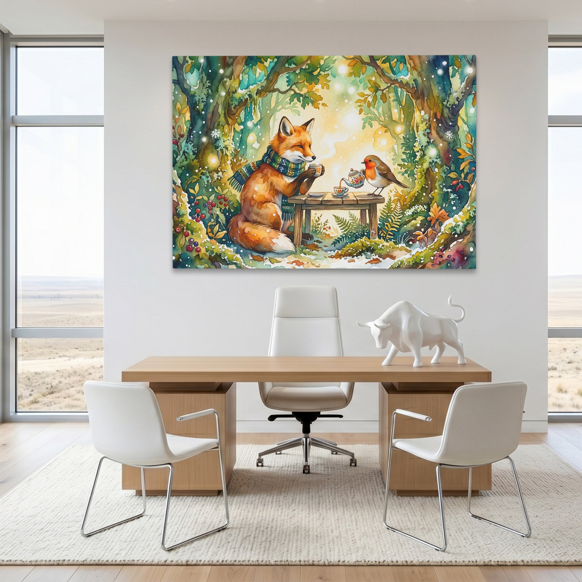 Fox Robin Tea — Fox Robin Tea White Bull Room Land 278
