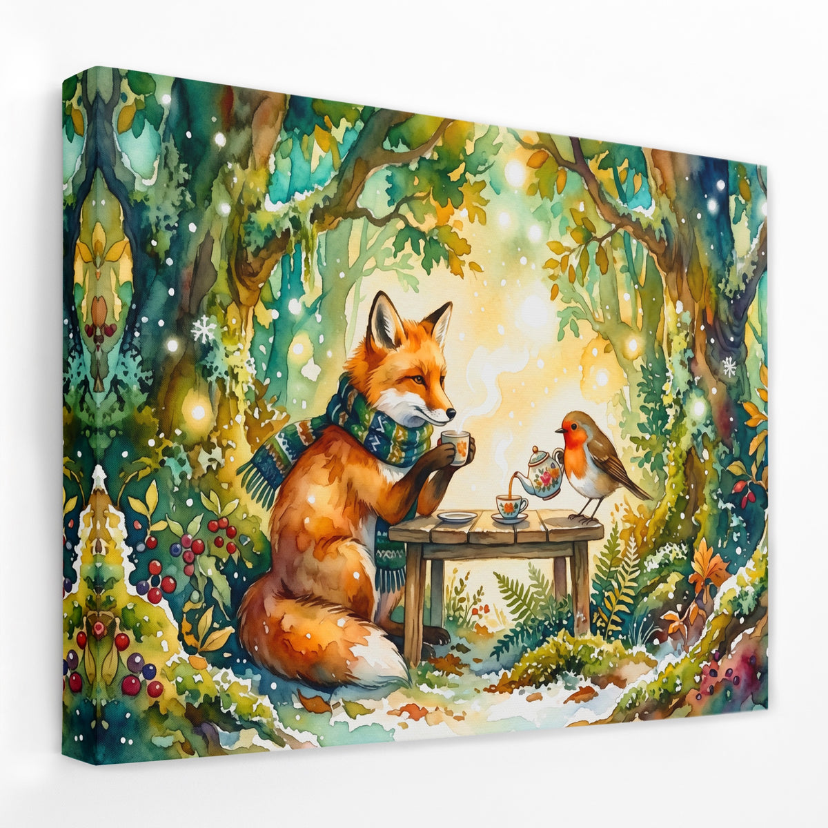 Fox Robin Tea — Fox Robin Tea Landscape   Side View   Mirror Wrap 194