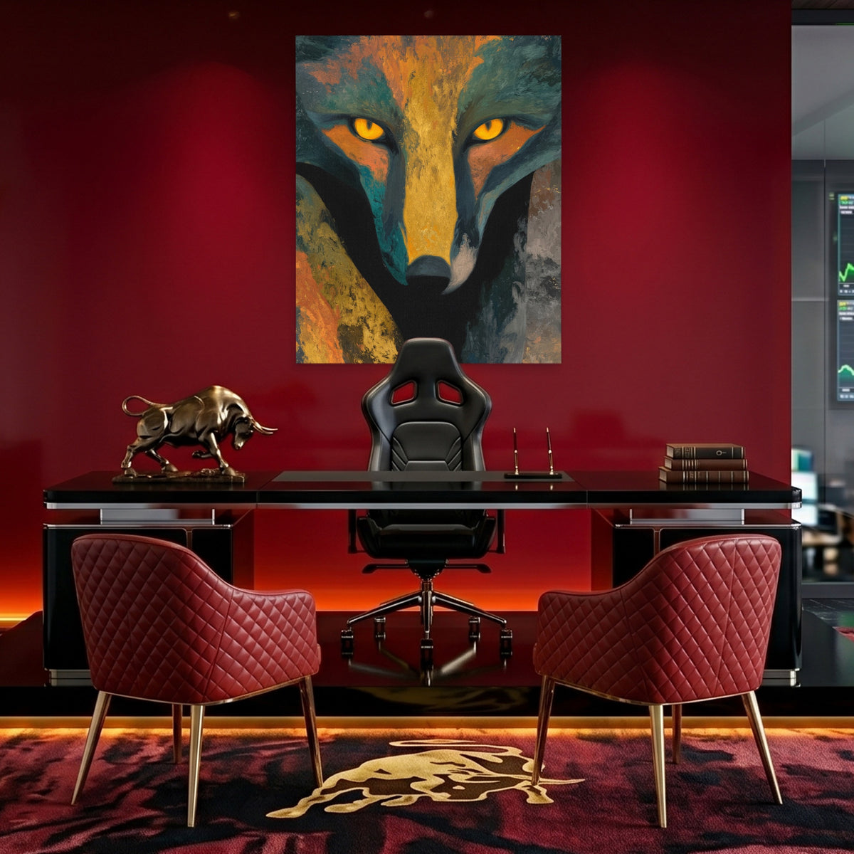 Fox Spirit Glowing — Fox Spirit Glowing Bull Trader Room Port 89