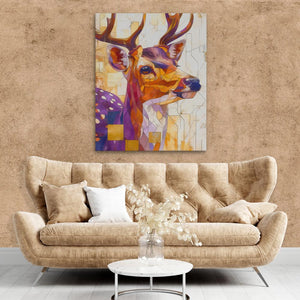 Fractal Deer - Luxury Wall Art