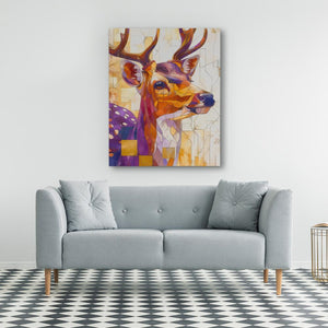 Fractal Deer - Luxury Wall Art