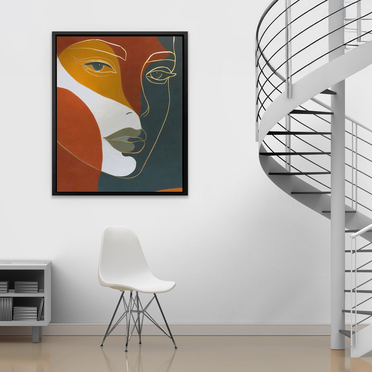 Fractured Identity Portrait - Luxury Wall Art