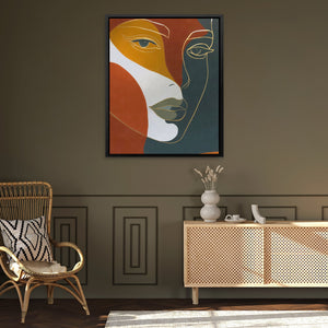 Fractured Identity Portrait - Luxury Wall Art