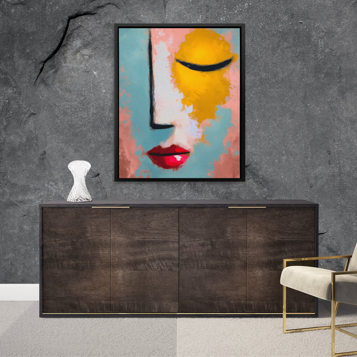Fractured Portrait - Luxury Wall Art
