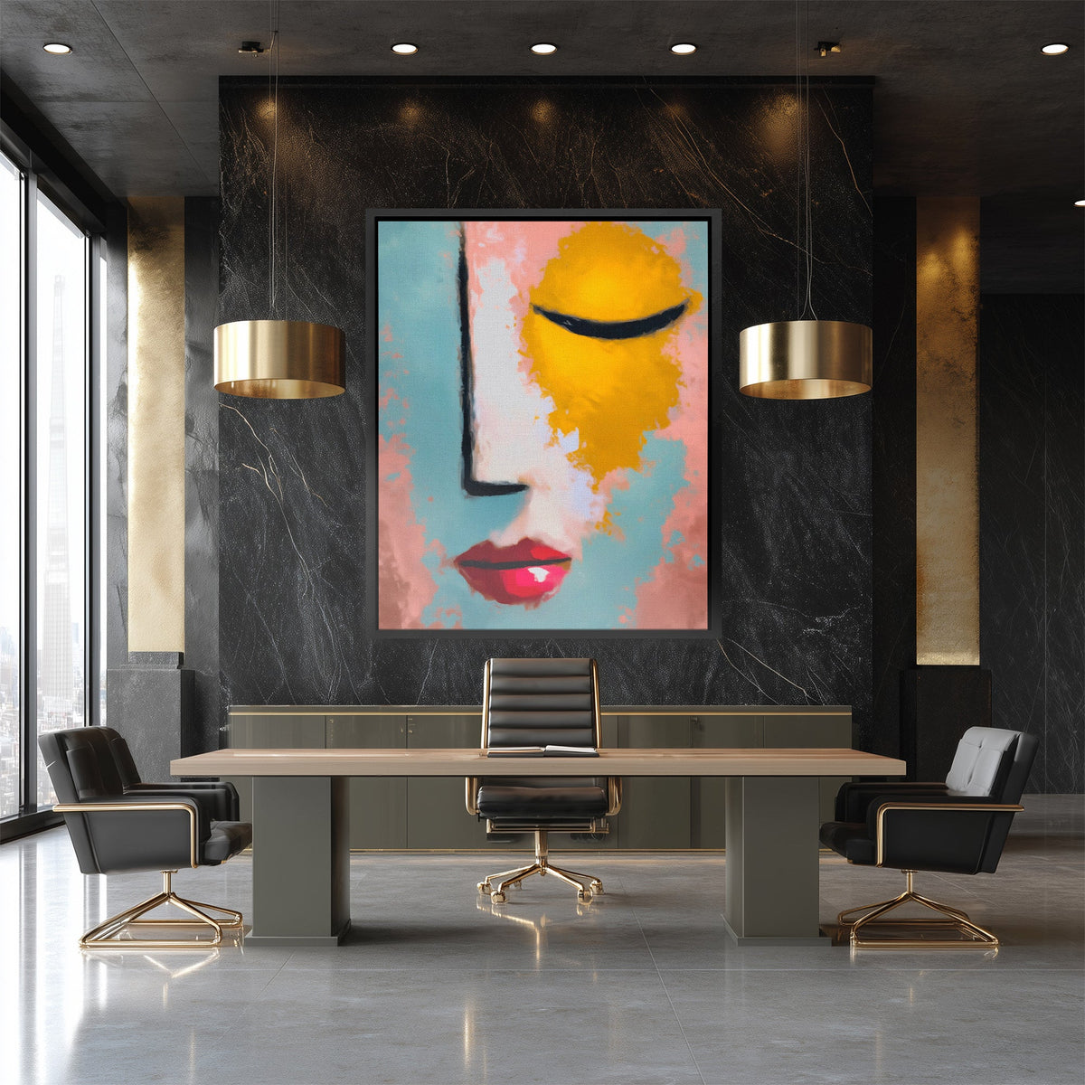 Fractured Portrait - Luxury Wall Art