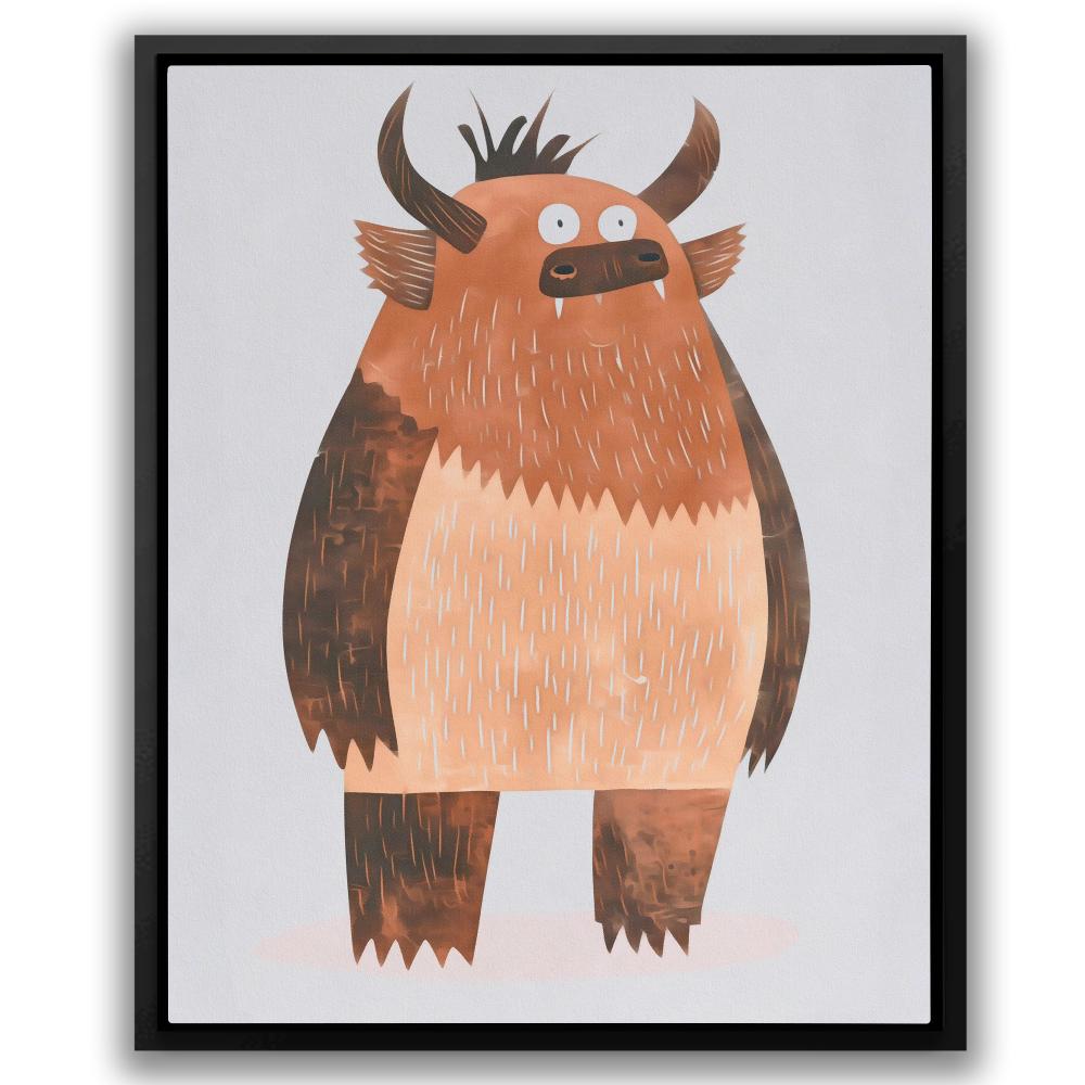 Fred the Monster - Luxury Wall Art
