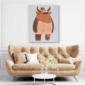 Fred the Monster - Luxury Wall Art