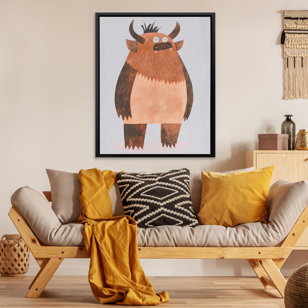 Fred the Monster - Luxury Wall Art