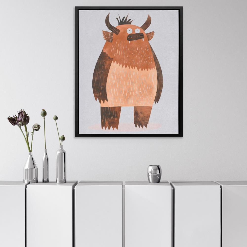 Fred the Monster - Luxury Wall Art