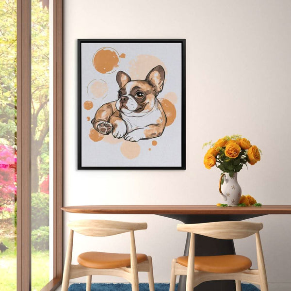 French Bulldog in a room