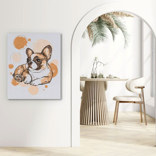 French Bulldog in a room