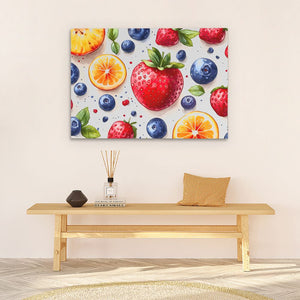 Fresh Berry and Citrus - Luxury Wall Art