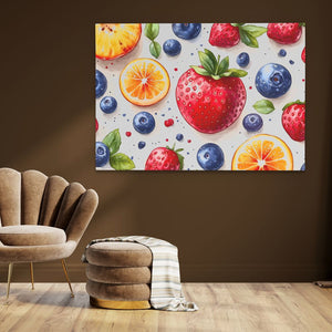 Fresh Berry and Citrus - Luxury Wall Art