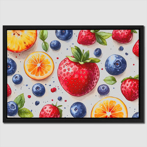 Fresh Berry and Citrus - Luxury Wall Art