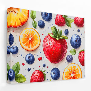 Fresh Berry and Citrus - Luxury Wall Art