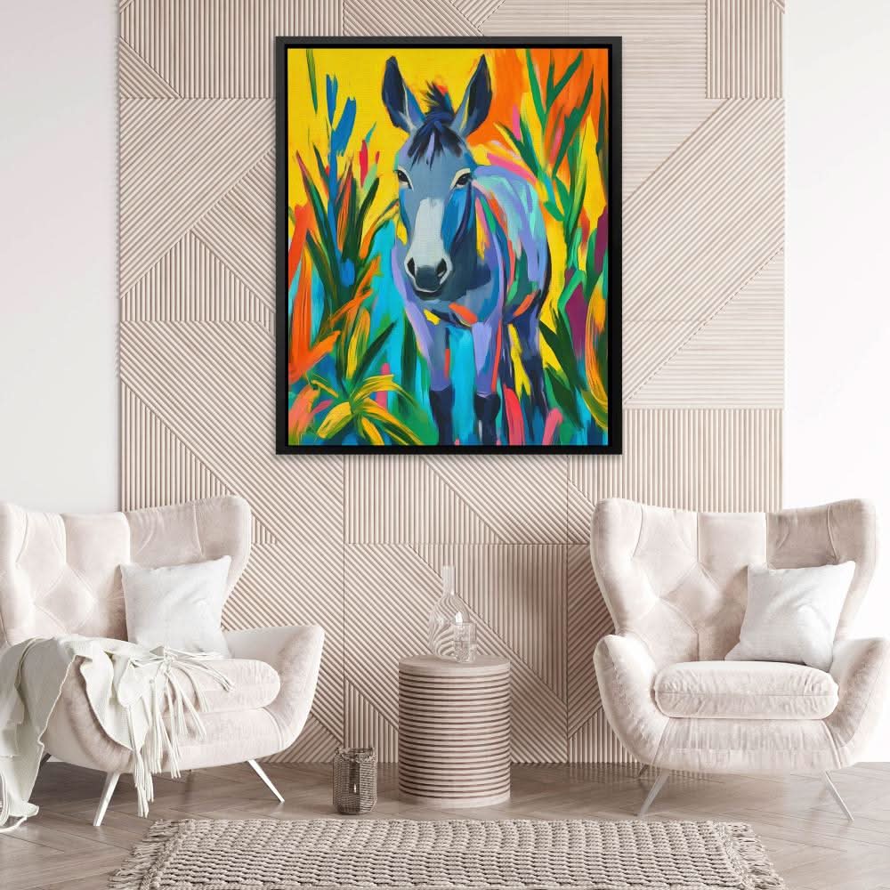 Friendly Donkey - Luxury Wall Art