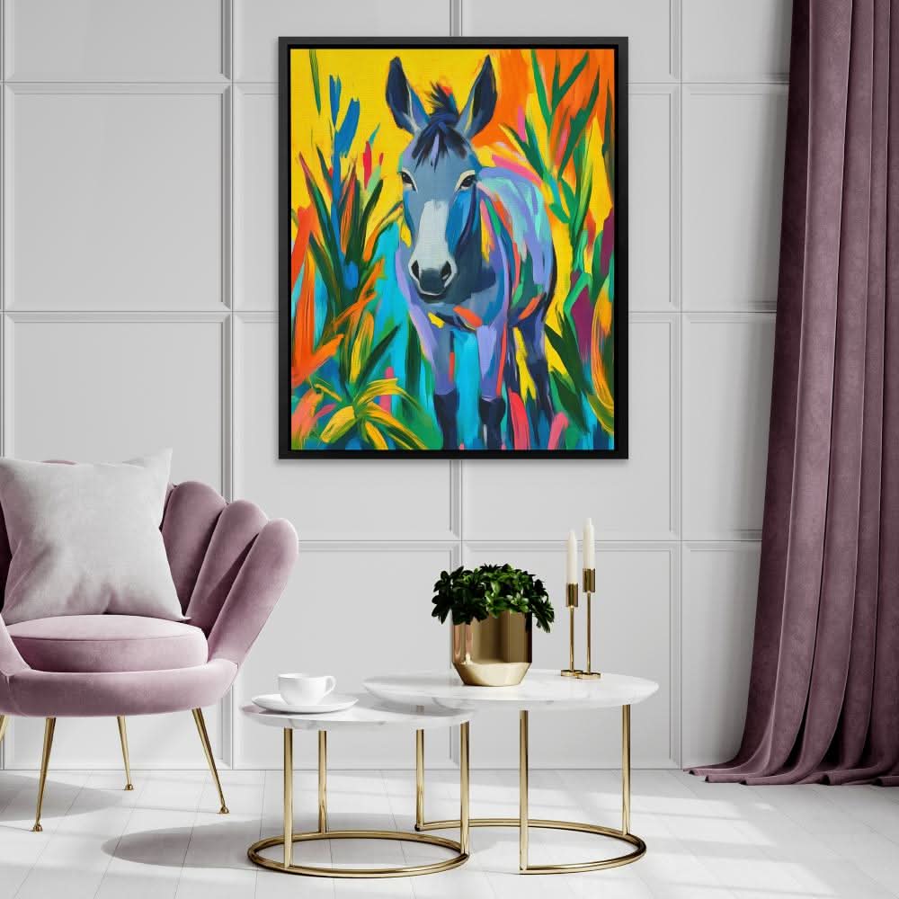 Friendly Donkey - Luxury Wall Art