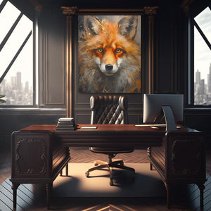 Friendly Fox - Luxury Wall Art