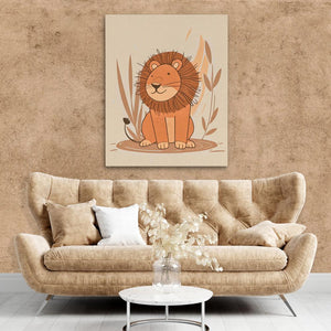 Friendly Lion - Luxury Wall Art