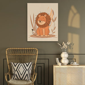 Friendly Lion - Luxury Wall Art