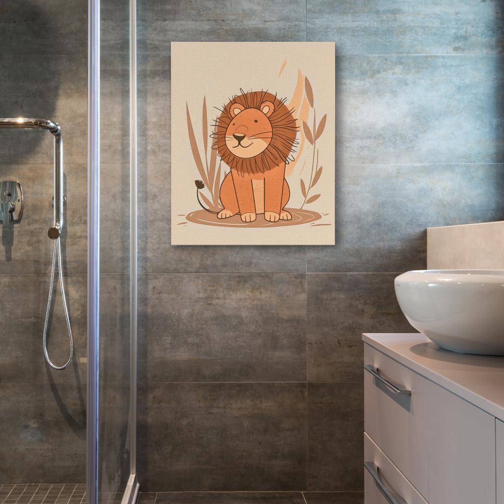 Friendly Lion - Luxury Wall Art