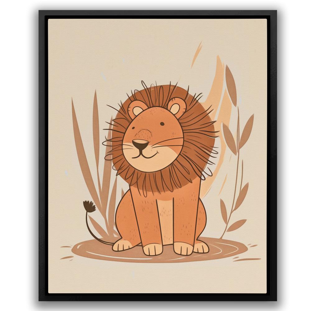 Friendly Lion - Luxury Wall Art