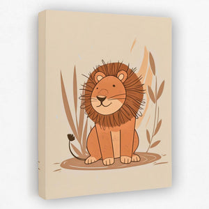 Friendly Lion - Luxury Wall Art