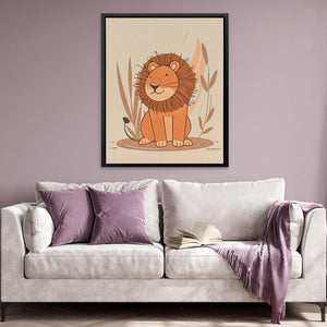 Friendly Lion - Luxury Wall Art