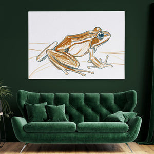 Frog Doodle - Luxury Wall Art