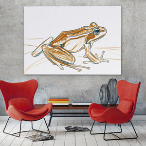 Frog Doodle - Luxury Wall Art