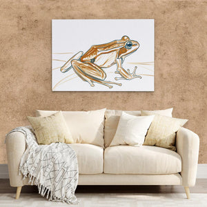 Frog Doodle - Luxury Wall Art