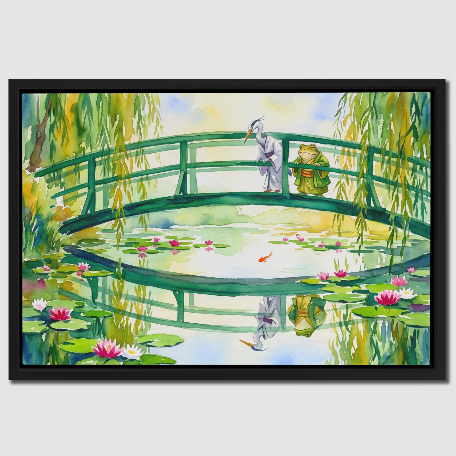 Frog Japanese Garden — Frog Japanese Garden Close Up Landscape 69