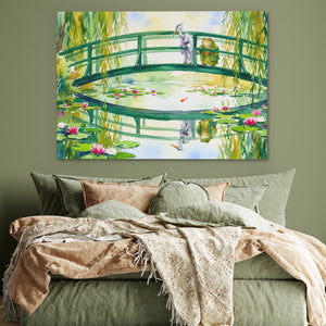 Frog Japanese Garden — Frog Japanese Garden Green Bedroom 153
