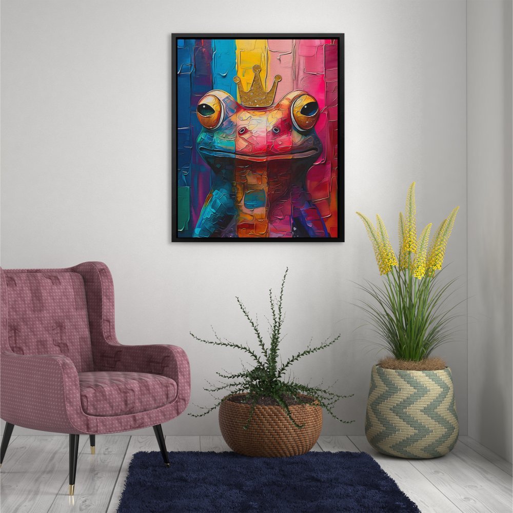 Frog King - Luxury Wall Art