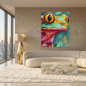 Frog Ochre Expressionist — Frog Ochre Expressionist White Gold Lux Port 90