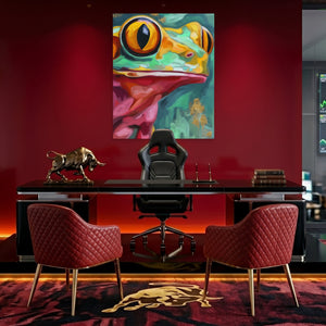 Frog Ochre Expressionist — Frog Ochre Expressionist Bull Trader Room Port 90