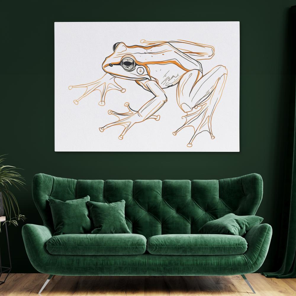 Frog Sketch - Luxury Wall Art